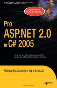 Pro ASP NET 2 0 in C# 2005