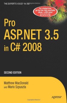 Pro ASP.NET 3.5 in C# 2008, Second Edition (Windows.Net)