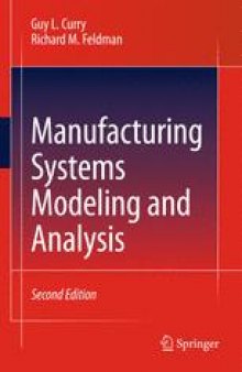 Manufacturing Systems Modeling and Analysis