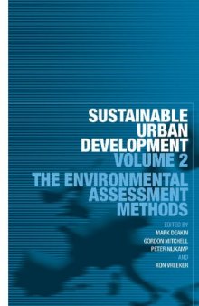 Sustainable Urban Development: The Environmental Assessment Methods 
