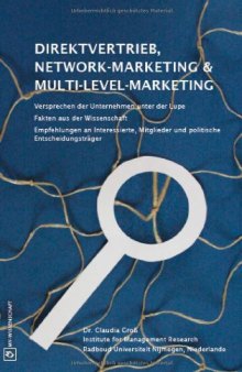 Direktvertrieb, Network-Marketing & Multi-Level-Marketing