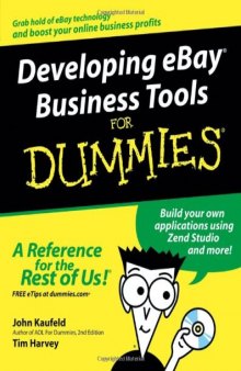Developing eBay Business Tools For Dummies (For Dummies (Business & Personal Finance))