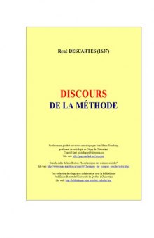 Discours De La Méthode (2nd version)