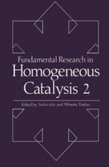 Fundamental Research in Homogeneous Catalysis: Volume 2