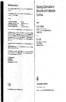 Topology Optimization of Structures and Composite Continua