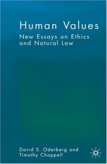 Human Values: New Essays on Ethics and Natural Law