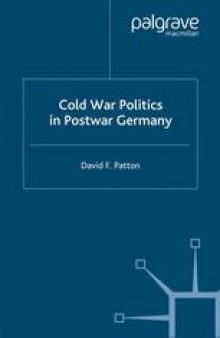 Cold War Politics in Postwar Germany