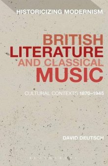British Literature and Classical Music: Cultural Contexts 1870-1945