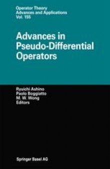 Advances in Pseudo-Differential Operators