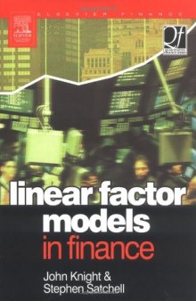 Linear factor models in finance