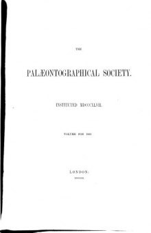 A monograph of British belemnitidae: Jurassic