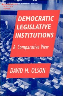 Democratic legislative institutions: a comparative view