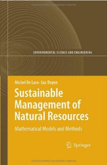 Sustainable Management of Natural Resources: Mathematical Models and Methods