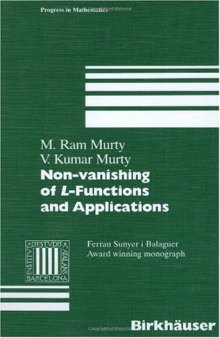 Non-vanishing of L-Functions and Applications (Progress in Mathematics)