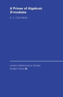 A primer of algebraic D-modules  