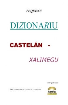 Dizionariu castelán - xalimegu 