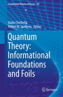 Quantum Theory: Informational Foundations and Foils