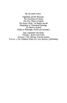 New Studies in Philosophy, Politics, Economics and the History of Ideas
