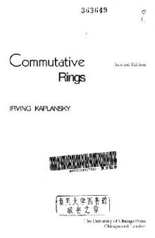 Commutative rings [bad OCR]