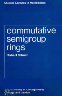 Commutative Semigroup Rings