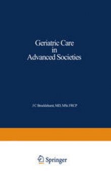 Geriatric Care in Advanced Societies