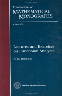 Lectures and exercises on functional analysis