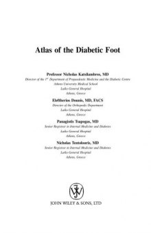 Atlas of the diabetic foot