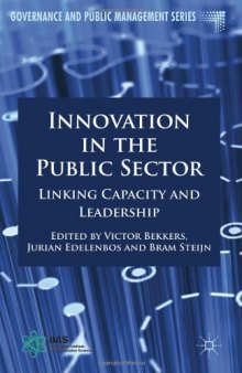 Innovation in the Public Sector: Linking Capacity and Leadership (Governance and Public Management)  