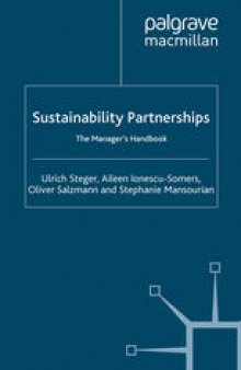 Sustainability Partnerships: The Manager’s Handbook