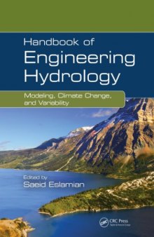 Handbook of Engineering Hydrology  Modeling, Climate Change, and Variability
