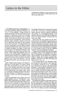 The Mathematical Intelligencer Vol 14 No 2, June 1992 