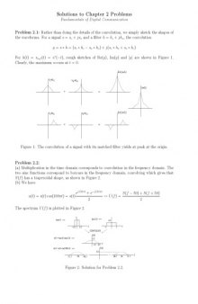 Fundamentals of Digital Communication - Solution Manual