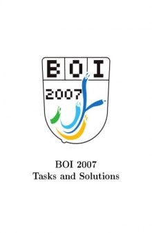 Baltic Olympiad in Informatics 2007 - tasks and solutions