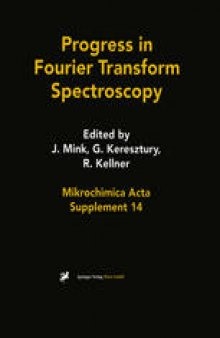 Progress in Fourier Transform Spectroscopy: Proceedings of the 10th International Conference, August 27 – September 1, 1995, Budapest, Hungary