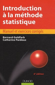 Introduction à la méthode statistique - 6e édition
