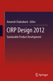 CIRP Design 2012: Sustainable Product Development