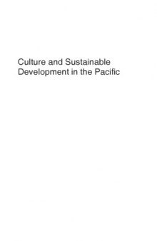 Culture and sustainable development in the Pacific