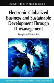 Electronic Globalized Business and Sustainable Development Through IT Management: Strategies and Perspectives  