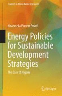 Energy Policies for Sustainable Development Strategies: The Case of Nigeria