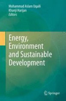 Energy, Environment and Sustainable Development