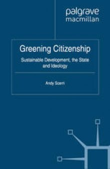 Greening Citizenship: Sustainable Development, the State and Ideology