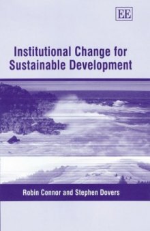 Institutional Change for Sustainable Development  
