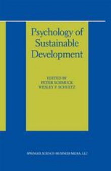 Psychology of Sustainable Development