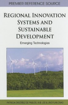 Regional Innovation Systems and Sustainable Development: Emerging Technologies