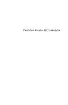 Particle swarm optimization