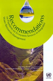 Recommendations on Payments for Ecosystem Services in Integrated Water Resources Management