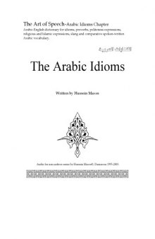 Arabic Idioms