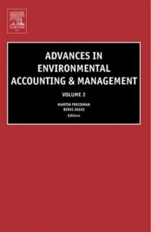 Advances in Environmental Accounting and Management, Volume 2 (Advances in Environmental Accounting & Management) (Advances in Environmental Accounting & Management)