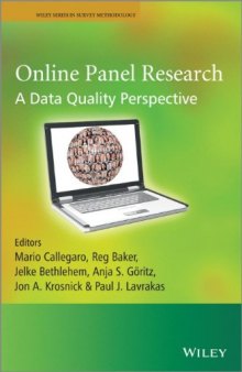 Online Panel Research: A Data Quality Perspective