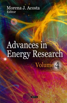 Advances in Energy Research, Volume 4  